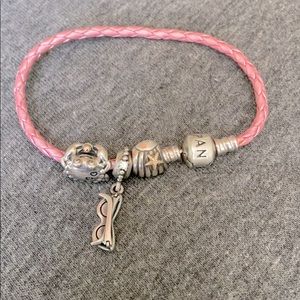 COPY - Leather Pandora bracelet